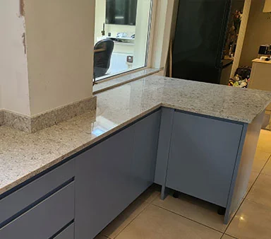 Granite & Quartz Ireland, Skilled Craftsmen Dublin, Stone Edge Polishing Techniques & Long Term Sealers.